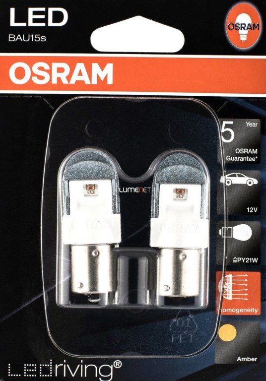 PY21W Osram LEDriving. Produktové číslo výrobcu: 7557YE-02B